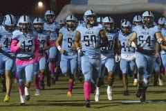 Nature Coast Technical  entrance before Game against Land O’ Lakes. Photo by JOE DiCRISTOFALO