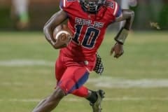 Springstead High ,10, Chris Cresser takes a pass for a gain in the game versus Lecanto. Photo by JOE DiCRISTOFALO