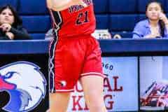 Springstead's Fourth Annual Preseason Classic game two. South Sumter takes on Springstead. Eagles #21 Jr. Lucy Waggoner passing the ball in Tuesday night's game (Nov. 8). Photo by Cheryl Clanton.