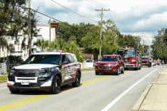 On Friday October 28, 2022, Hernando High School Homecoming Parade started off with Sheriff Al Nienhuis.  Photo by Cheryl Clanton.