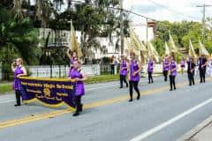 On Friday October 28, 2022, Hernando High School Homecoming Parade. Hernando High School Royale Regiment Band
Photo by Cheryl Clanton.