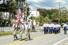 On Friday October 28, 2022, Hernando High School Homecoming Parade. Hernando ROTC, HHS 2022 Homecoming Parade Photo by Cheryl Clanton.