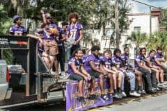 On Friday October 28, 2022, Hernando High School Homecoming Parade.   Hernando Quarterback Club Float
HHS 2022 Homecoming Parade Photo by Cheryl Clanton.