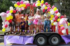 On Friday October 28, 2022, Hernando High School Homecoming Parade.  Float