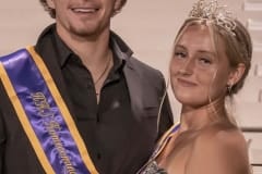 Hernando High School Homecoming King and Queen 2022, Michael Savarese and Montana Watler. Photo by JOE DiCRISTOFALO