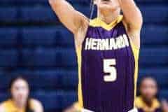 Tuesday night 11/8/22 at the Eagles Nest, the Fourth Annual Preseason Classic Girls Basketball Tournament. Hernando vs Plant High School. Leopard #5 Sr. Lydia Jackson takes her free throw to put points on the board.  Photo by Cheryl Clanton.