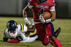 Springstead ,4, Connor Mccazzio elude the Land O’ Lakes defense for a long gain. Photo by JOE DiCRISTOFALO