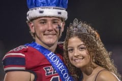 Springstead High Homecoming King and Queen Ayden Ferguson and Gianna Sheppard. Photo by JOE DiCRISTOFALO