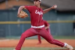 Niko Janssens started the game on the mound for visiting Springstead High School Tuesday versus Hernando High. Photo by JOE DiCRISTOFALO