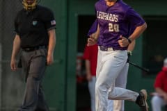 Hernando High’s Patrick Green scores the first and only run the Leopards needed in the 6-0 shutout win over visiting Satellite High Tuesday in Brooksville. Photo by JOE DiCRISTOFALO