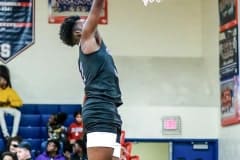 Thursday night Central #2 Jr. Jeroen "JD" Watson warming up for the game against Springstead. Photo by Cheryl Clanton.