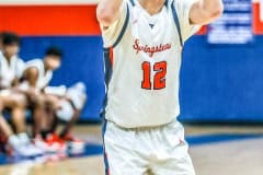 Eagles #12 Austin Nicholson takes foul shot against Crystal River Tuesday nights game. Photos by Cheryl Clanton.