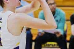 Hernando Leopards Senior #4 Will Tigue taking his free throw. Photo by Cheryl Clanton.