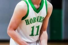 Weeki Wachee Hornets #11 Junior Matt Stumpf shoots foul and put more points on the board in Thursday night game against Gulf High School.  Photo by Cheryl Clanton.