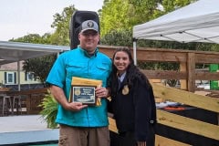 Mr. Jeff Carlsen  receives Honorary FFA degree