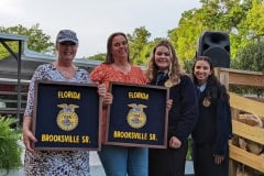 Teri Sellers and Michelle King  receive the BSFFA Pride Award.