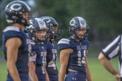 Central High QB, Braden Joyner during the coin toss before game against Anclote. Photo by JOE DiCRISTOFALO