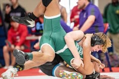 Naure Coast Tech 152 pound , Lucas Williams, bested Weeki Wachee High, Adrian Cabezudo by fall at 2:52. Photo by JOE DiCRISTOFALO