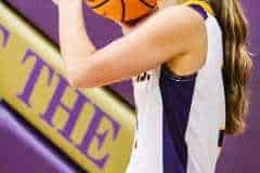 Hernando Leopard Senior #5 Lydia Jackson brings ball back into play against the Hornets Tuesday night. Photo by Cheryl Clanton.