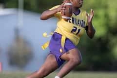 Hernando High, 21, Aaliyah Adams finds some room to run against Springstead Monday in Spring Hill. Photo by JOE DiCRISTOFALO