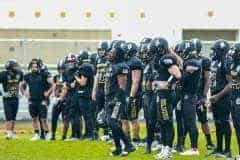 Saturday  January 21, 2023 Amature Pro Football team Hernando County Hawks performing drills before game time against Tarpon Springs Pirates. Photos by Cheryl Clanton.