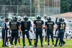 Saturday Pre-Season game January 21, 2023 at Hernando High School. Tarpon Springs Pirates take on Brooksvilles Hernando County Hawks. The first Coin toss for the Hawks. Photos by Cheryl Clanton.