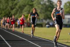 Challenger K-8 Noah Carpenter  won the Mens 800 and 1600 meter races in the Hernando County Middle Athletic Conference Track Championship.  Photo by JOE DiCRISTOFALO