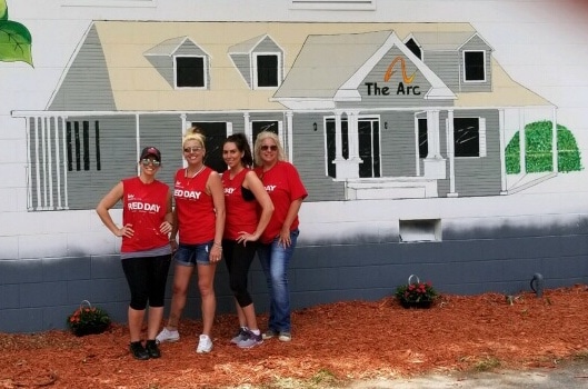 Keller Williams agents helping out during