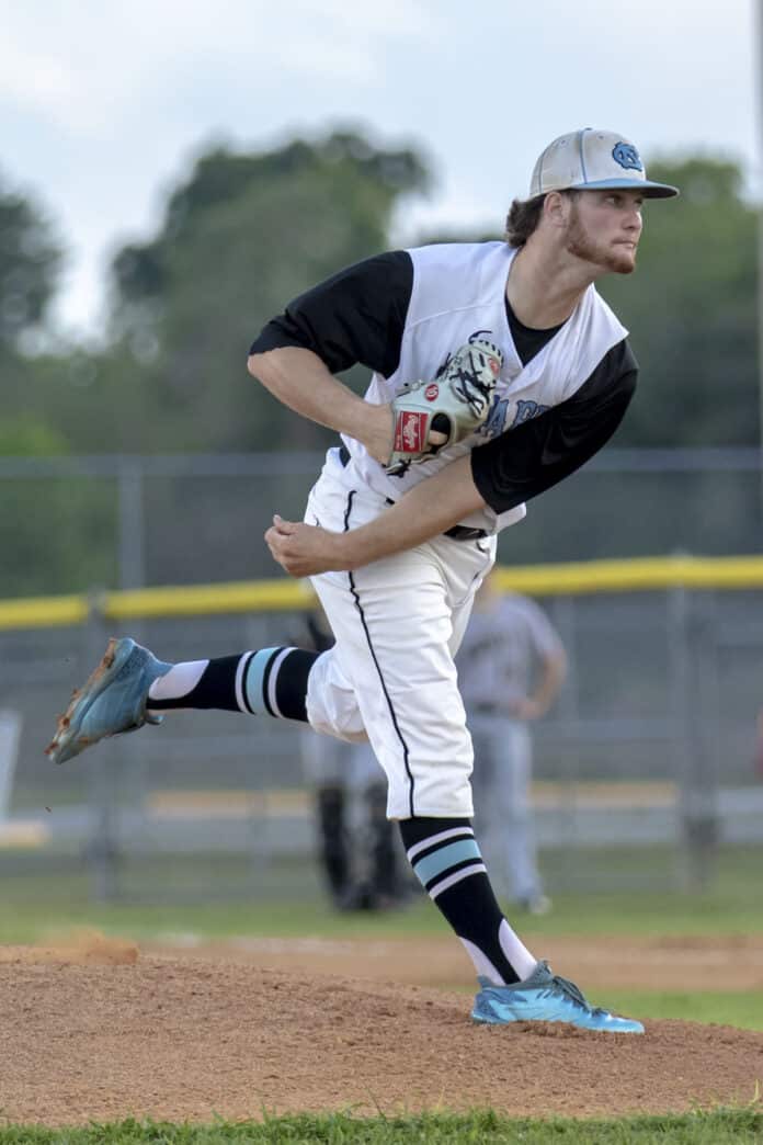 Hornets vs Sharks; NCT Pitcher JP Gates