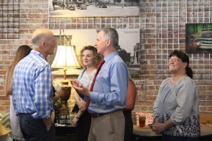 Rick Scott at The Bistro