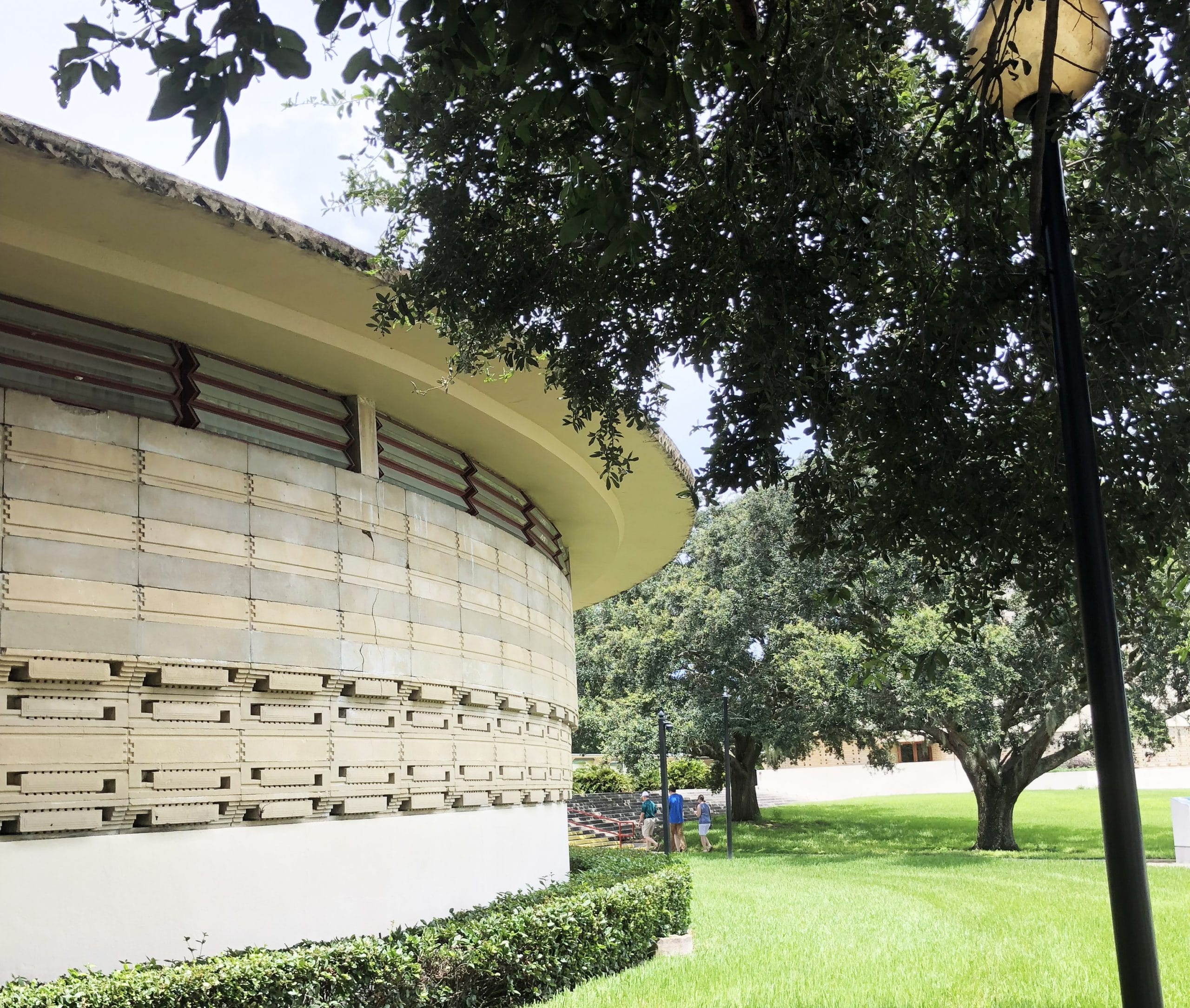 Exterior block ET Roux Library