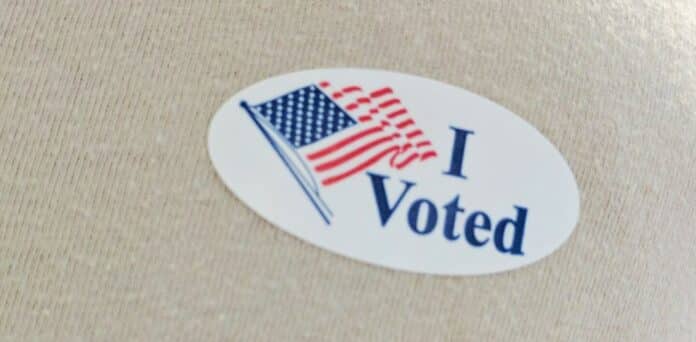 I voted sticker