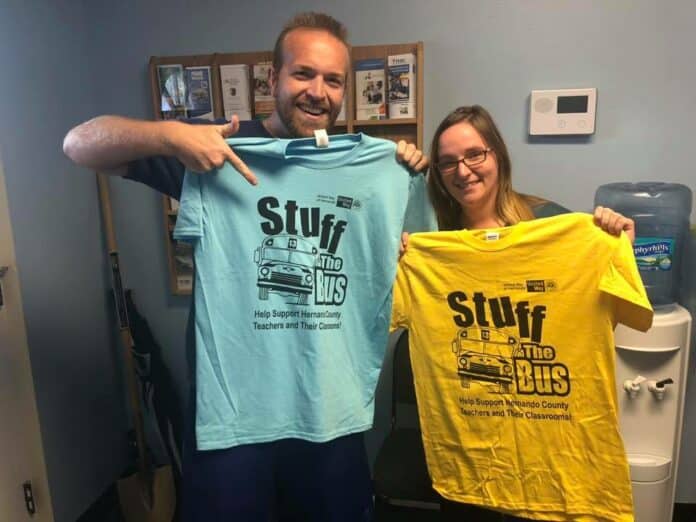 Local volunteers excited to be participating in  Stuff the Bus