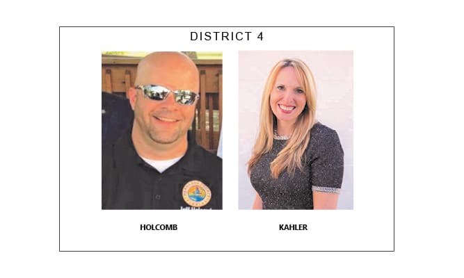 District 4 Hernando County Commissioner Candidates (R) Jeff Holcomb and Natalie Kahler