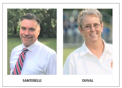 Joe Santerelli and Susan Duval (Incumbent), Hernando County School Board District 5 Candidates