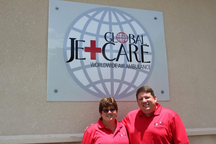 Global Jetcare Owners Christina Gray and son Bart Gray