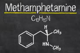 Chemical representation of methamphetamine