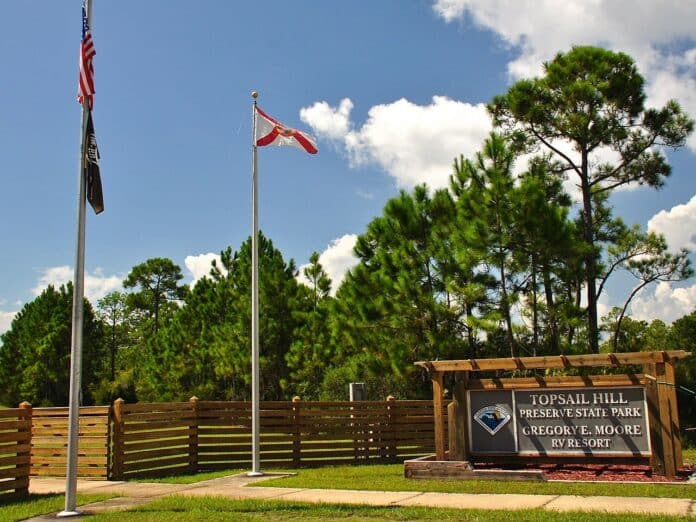 Photo of Topsail Hill Preserve State Park main entrance