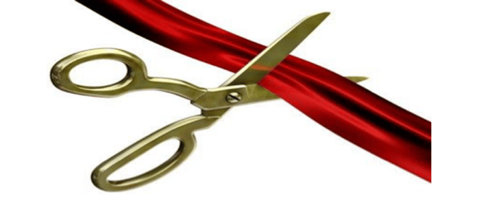 Ribbon cutting