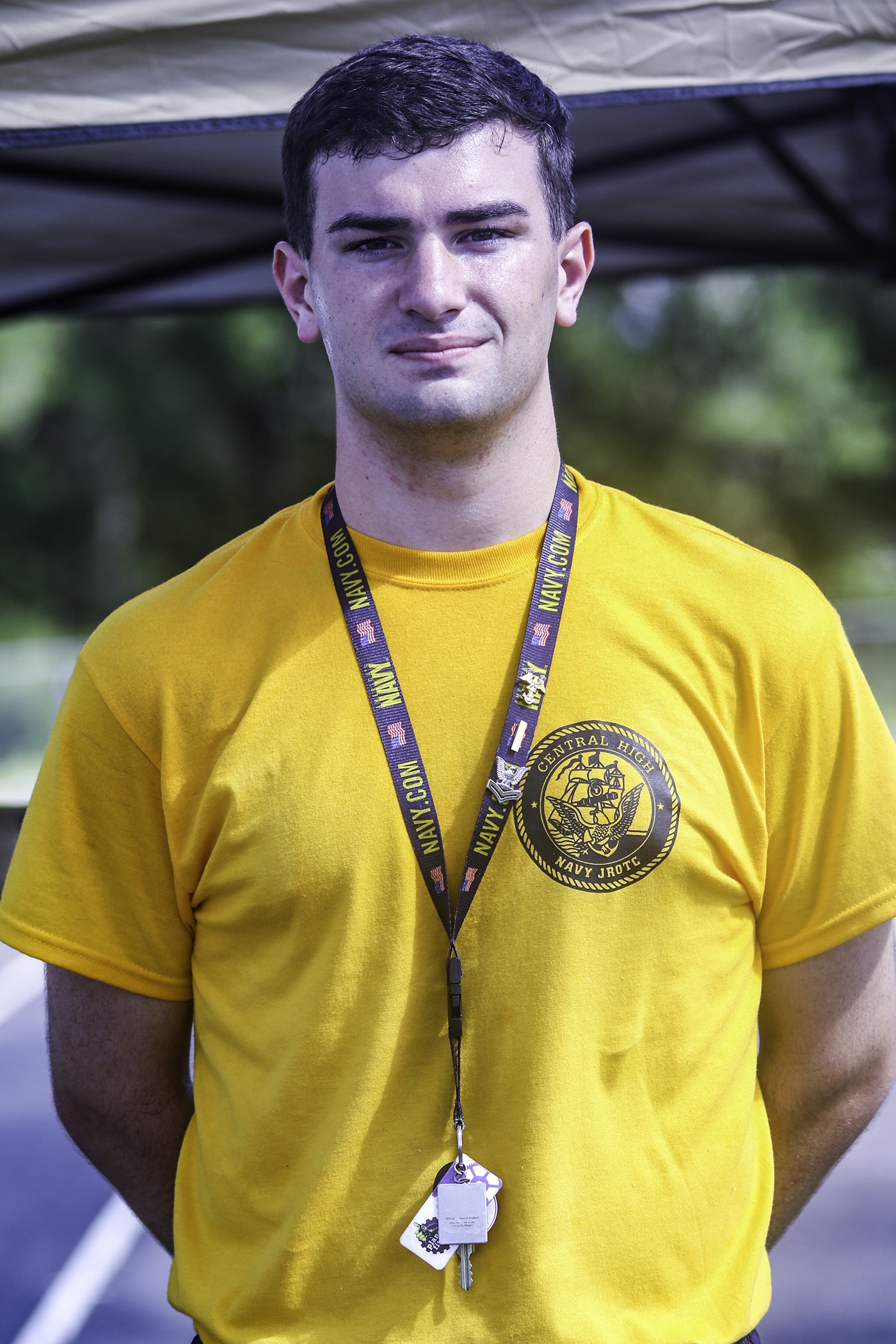 Central NJROTC Senior Cadet (Master Chief) Ryan Tucker