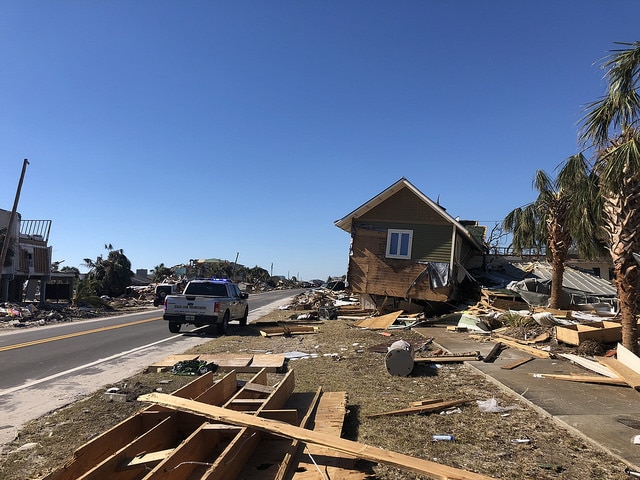 Hurricane Michael aftermath. Photo by Florida Fish and Wildlife Conservation Commission