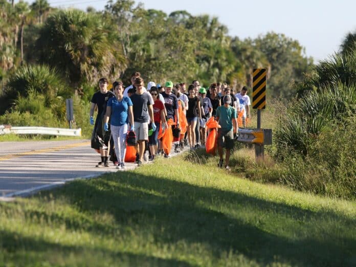 There where over a hundred volunteers that participated in the 2018 Coastal Clean up on October 29th that picked up trash along Shoal Line Blvd in Hernando Beach and throughout the coastal areas