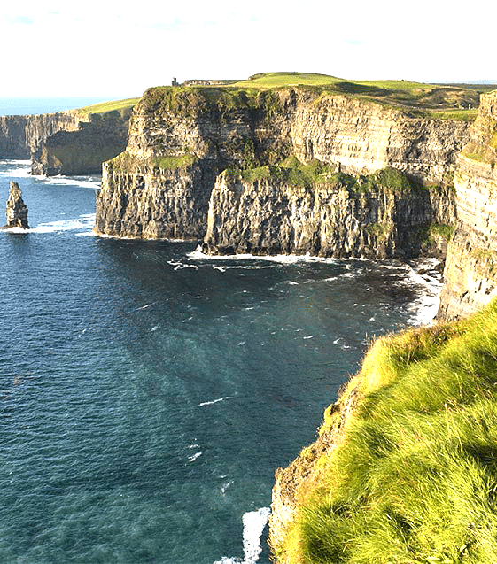 The dramatic Cliffs of Moher on the west coast of Ireland.