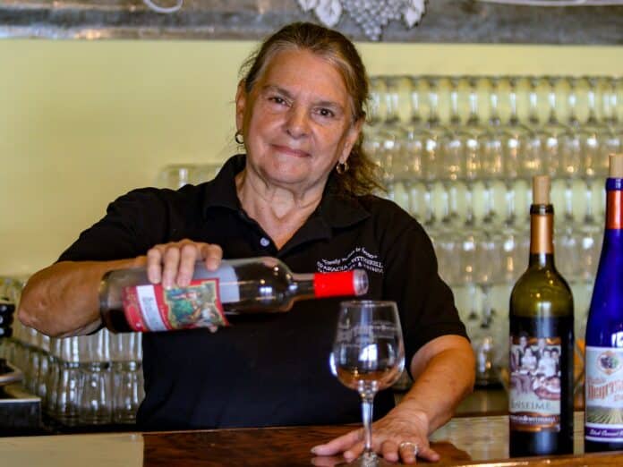 Rayetta “Ray” Aviles works part-time at Sparacia Witherell Family Winery
