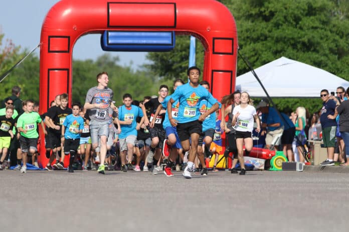 Kids of all ages participated in the Five Points of Life 5k & Kids Marathon on April 6 at Suncoast Crossing in Brooksville