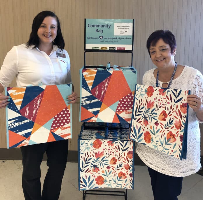 Winn Dixie store manager Ashleigh and Noreen St Jean, Director of Development for Boys & Girls Club of Hernando at the Winn Dixie Store located a 2240 Commercial Way in Spring Hil