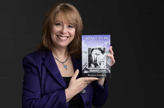 Roslyn Franken with Meant to Be Book