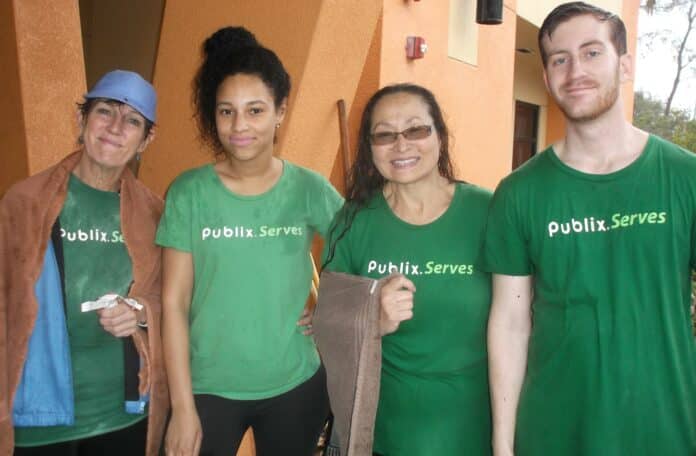 Publix employees from left to right: Donna Wolter, Marina Torres, Aimee Peppe, Marc Preston.