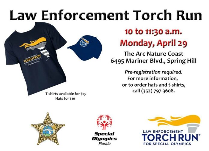 April 29th Law Enforcement Torch Run