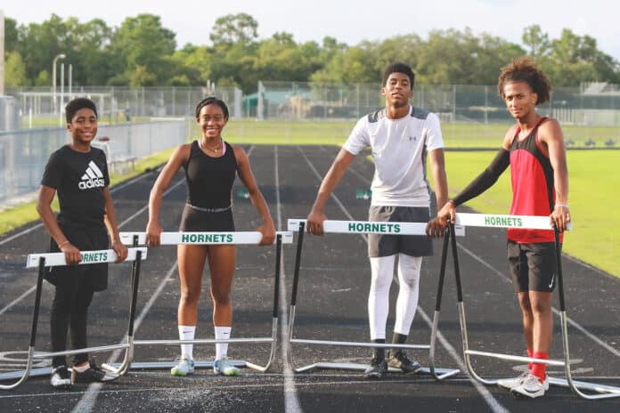 Alex Wilson, Alysia Graham, Anthony Wilson, and David Richards, all unattached athletes will be competing for the gold in their categories. All four will be competing in the hurdles. Anthony will be competing in the high jump. Alysia and David will be competing in the triple-long jump. 